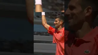 Djokovic was definitely having some fun with the Roland-Garros crowd 😅 #shorts