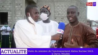 Visite du Ministre de l'Environnement et du Développement durable Abdou karim SALL à darou mousty