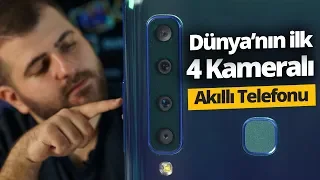 4 Arka Kameralı Galaxy A9 (2018) İnceleme - 4 Kamera Ne İşe Yarıyor?