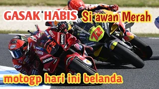 BRUTAL 🔥 MARCO BENZZECHI GASAK ⁉️  SI AWAN MERAH MotoGP Belanda 2023 hari ini