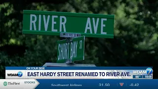 East Hardy Street renamed to River Ave.