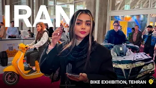 IRAN 2024🇮🇷 BIKE Exhibition - Tehran City 😍 موتورسواری زنان در تهران