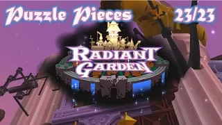 Kingdom Hearts 2.5 ReMIX - Hollow Bastion/Radiant Garden Puzzle Piece Locations - 23/23