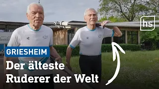 Mit 97 Jahren: Walter ist offiziell der älteste Ruderer der Welt | hessenschau