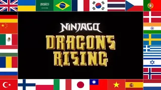 Ninjago Dragons Rising intro in 30 languages