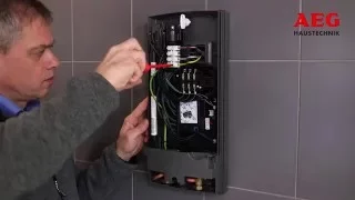 Elektronische Durchlauferhitzer von AEG – Installationsvideo