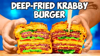 Repeat the Food From 3 Animated Films / SpongeBob Krabby Patty / Simpsons Hot Dogs by VANZAI