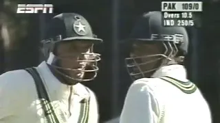 Shahid Afridi & ijaz Ahmed bashing india | 109 runs in 11 overs | Sahara cup 1997
