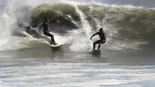 Lido Beach Surfing Big Waves part 5