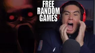 MY BIGGEST JUMPSCARE HAD TO COME FROM THIS GAME | Free Random Games