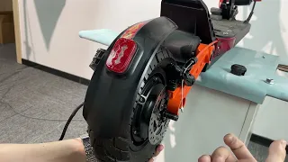 How to replace rear motor or tire on JOYOR S series scooter