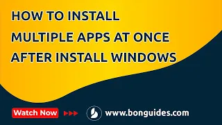 How to Install Multiple Apps at Once After Installing Windows