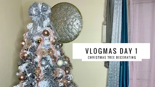 VLOGMAS 2021 | DAY 1 | CHRISTMAS TREE DECORATIONS | OFFICIALJAZZY_B