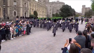 Changing the Guard at Windsor Castle - Saturday the 6th of April 2024