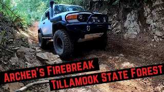 Tillamook State Forest // Archer's Firebreak Trail // Toyota FJ Cruiser