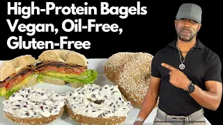 Best Gluten-Free High-Protein Bagels I Vegan, Oil-Free, BLT