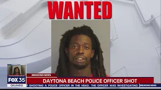 Manhunt continues after Daytona Beach police officer is shot in head, critically injured
