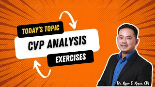 Exercises on Cost-Volume-Profit or CVP Analysis