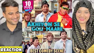 Akhiyon Se Goli Maare Best Comedy Scene Reaction | Govinda | Kader Khan | Asrani | Razzak Khan