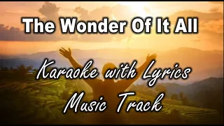 THE WONDER OF IT ALL "Karaoke w Lyrics" Music Track