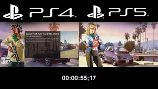GTA 5 PS5 vs PS4 Loading Time Comparison (Next Gen PS5 Update VS PS4 Load Time Comparison)
