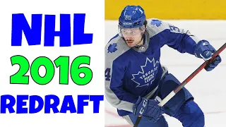 Redrafting the NHL 2016 Entry Draft