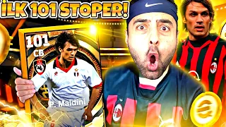 REKOR 101 MALDİNİ ÇIKTI 😱 ÇILDIRDIM ! İLK 101 STOPER ! EFOOTBALL 2023 PES TOP AÇILIMI !