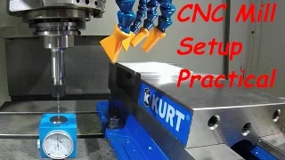 CNC Mill Setting Tool and Work Offsets Practical