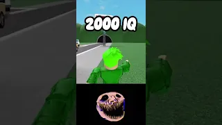 2000 IQ ROBLOX OBBY SKIP! (Troll Face Meme) #shorts