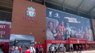 Carlsberg hospitality at anfield Liverpool Vs Aston Villa 20/05/23