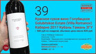 Какое хорошее вино купить в магазине? Российское красное вино Голубицкое Каберне  | Винный дилетант