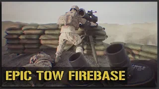 FIREPOWER FIREBASE! TOWS + MORTARS + HMGS (Ft. PhlyDaily) - v11 Squad Gameplay