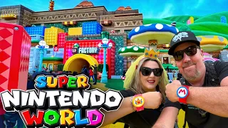 SUPER NINTENDO WORLD -UNIVERSAL STUDIOS HOLLYWOOD! Full Tour, Mario Kart Ride w/ VR, Games + MORE!