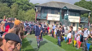 Pitlochry Highland Games Pipe Band Parade 2023