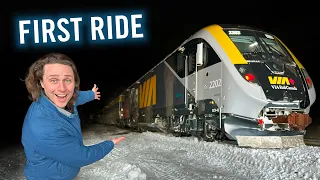 EXCLUSIVE: First Ride on Canada's NEW TRAINS with @viarailcanada