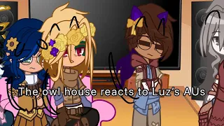 The owl house reacts to Luz’s AUs ||gacha club||Candle queen|| read description ||