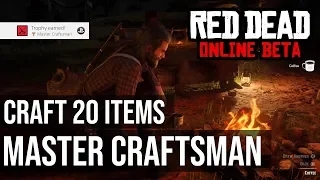 Master Craftsman Trophy (Craft 20 Items) - Red Dead Online - Red Dead Redemption 2