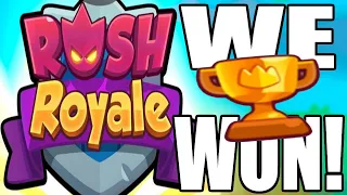 How I *ACCIDENTALLY WON* the Rush Royale TOURNAMENT!