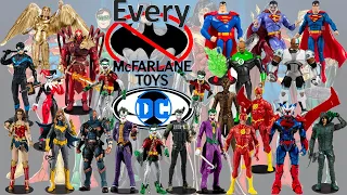 Every DC Multiverse McFarlane Toys that are "not Batman" Comparison List