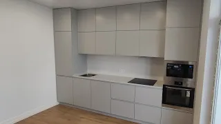 Современная кухня фурнитура BLUM / Modern kitchen minimalism style, BLUM fitting