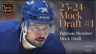 23-24 Fantasy Hockey: First Mock Draft