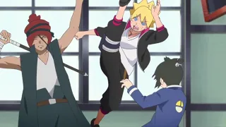 Boruto Saved Denki from Bullies,  Boruto vs Iwabi