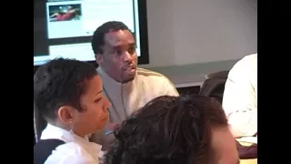 Diddy introduces Ryan Leslie & Cassie to Warner/Atlantic on March 9, 2006