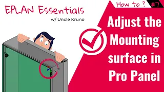 How to adjust a Mounting Surface in EPLAN Pro Panel