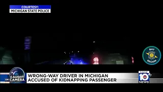 Police: Video shows wrong-way driver crash during chase