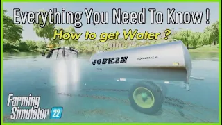 fs22 How To Get Water Guide farming simulator 22 ps5