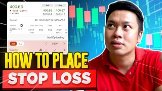 How To Place a Stop Loss On ThinkorSwim Mobile