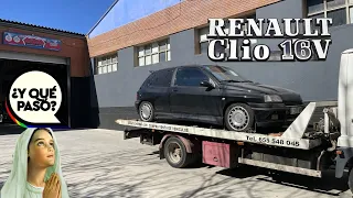 Compré un Renault Clio 16V abandonado en un garaje por 10 años y está peor de lo que puedes imaginar