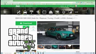 How to Install BMW M3 G80 2022 [Add-On / Replace | Tuning | FiveM | LODS | Extras] v1.2 GTA 5 MODS