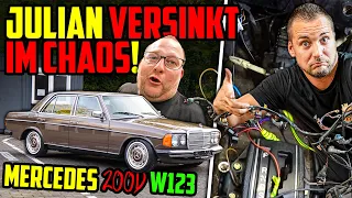 Wir brauchen einen PLAN B! - Mercedes W123 200D - ELEKTRIKCHAOS auf einem neuen LEVEL!